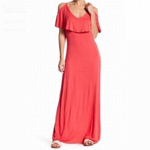 𝅺{NORDSTROM} Spirit of Grace Cold Shoulder Dress